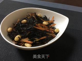 日式黄豆胡萝卜羊栖菜的做法步骤：1