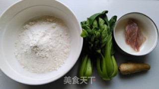 青菜肉丝面疙瘩的做法步骤：1