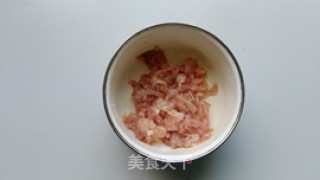 青菜肉丝面疙瘩的做法步骤：2