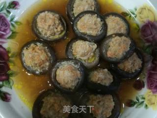 香菇酿肉的做法步骤：12