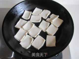 肉末千叶豆腐烧冬瓜的做法步骤：2