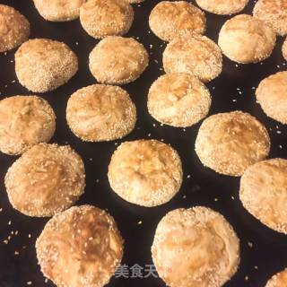 芝麻烧饼的做法步骤：12