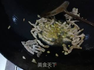 肉丝炒豇豆的做法步骤：4