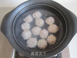 青菜豆腐丸子汤的做法步骤：6