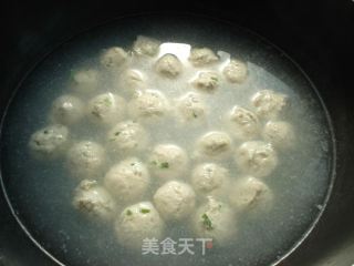 水汆鸡肉丸的做法步骤：6