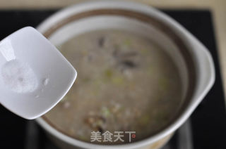 燕麦鸡蛋瘦肉粥的做法步骤：10