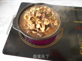 香菇肉末豆腐煲的做法步骤：10