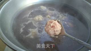 菠菜肉丸汤的做法步骤：5