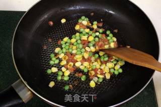 磷虾三鲜炒饭的做法步骤：5