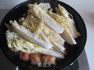 香菇豆腐泡娃娃菜的做法步骤：6