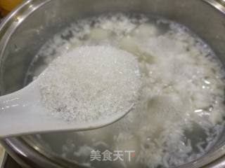 米酒煮芝麻汤圆的做法步骤：7