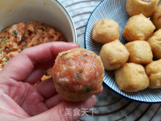 酿油豆腐——团团圆圆的做法步骤：14