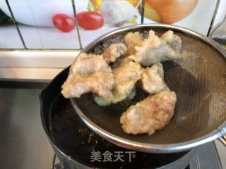 锅包肉的做法步骤：9