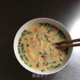 土豆胡萝卜丝鸡蛋饼的做法步骤：7