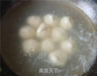 “春食野菜”荠菜鲜肉汤圆的做法步骤：10