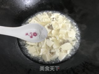 肉末酸黄瓜豆腐的做法步骤：8