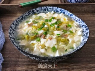 肉末酸黄瓜豆腐的做法步骤：11