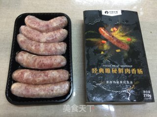 香肠吐司卷的做法步骤：1