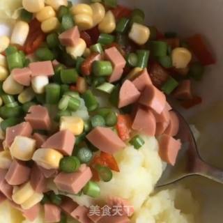 田园土豆饼的做法步骤：4