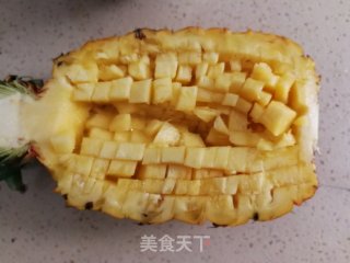 菠萝炒饭的做法步骤：5