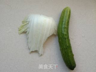 #夏日饮品#清新黄瓜白菜饮的做法步骤：1