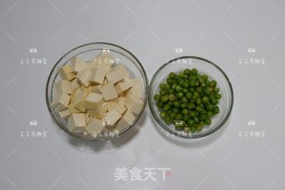 磷虾烧豆腐的做法步骤：2