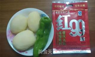 火锅底料之麻辣土豆丝~的做法步骤：1