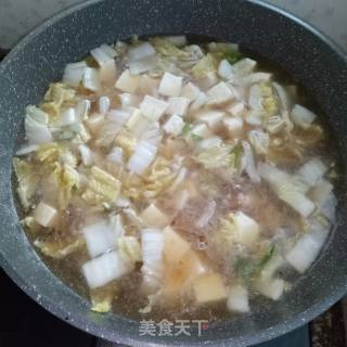 鸡汤娃娃菜炖豆腐的做法步骤：9