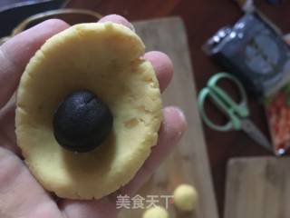 红薯味芝士圆子黑芝麻圆子的做法步骤：22