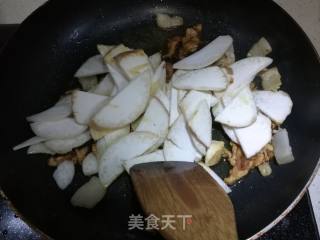 杏鲍菇炒肉的做法步骤：5