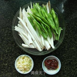 四季豆素炒杏鲍菇的做法步骤：3