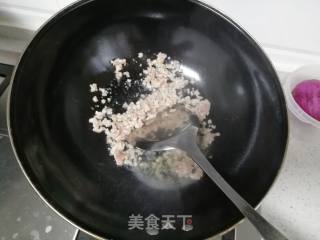 肉末炒酸豇豆的做法步骤：3