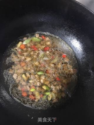 家常肉末炖豆腐的做法步骤：3