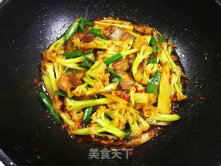 干锅花菜的做法步骤：10