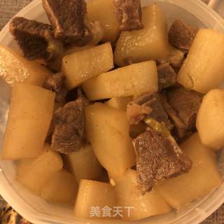 牛肉炖萝卜的做法步骤：8