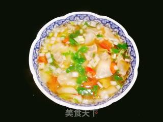 酸汤荠菜馄饨的做法步骤：15