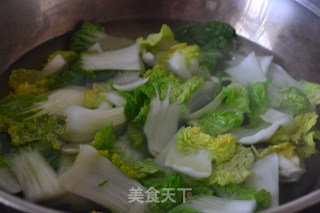 黄心菜炒豆渣的做法步骤：3