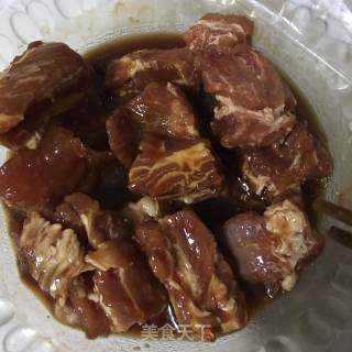 电饭锅版叉烧排骨的做法步骤：7