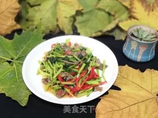 牛肉炒芹菜的做法步骤：7