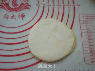 饺子皮版鸡蛋饼的做法步骤：7