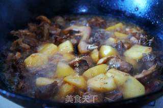 红烧鸭肉土豆的做法步骤：11