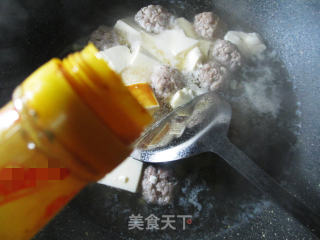 肉丸子豆腐汤的做法步骤：12