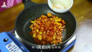 韩式萝卜泡菜炒饭的做法步骤：7