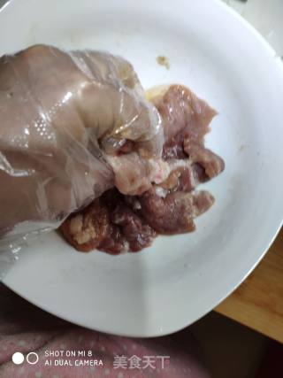 锅包肉的做法步骤：4