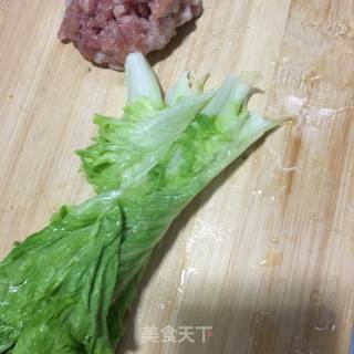 肉末海参生菜粥的做法步骤：1