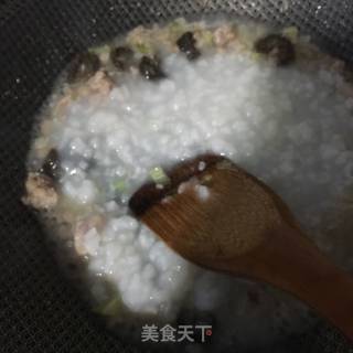 肉末海参生菜粥的做法步骤：9