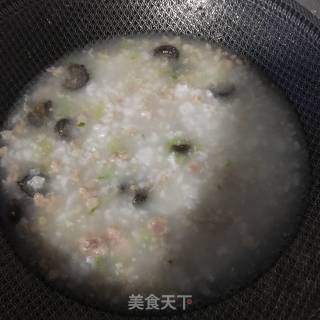 肉末海参生菜粥的做法步骤：10