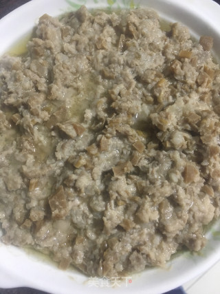 梅菜肉饼的做法步骤：16