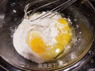 韭菜火腿鸡蛋饼的做法步骤：1