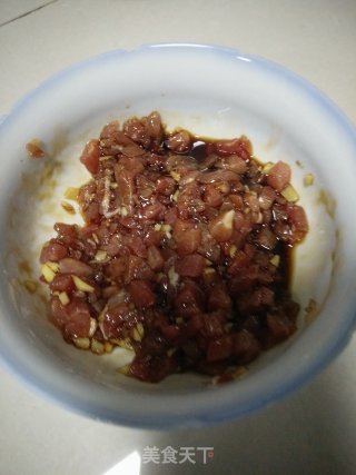 白菜猪肉馅煎包的做法步骤：2